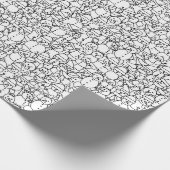 Snowmen Friends - Kids Coloring Wrapping Paper Geschenkpapier (Ecke)