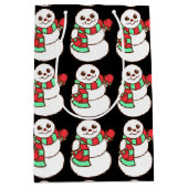 Snowmen-Geschenktasche Mittlere Geschenktüte (Vorderseite)