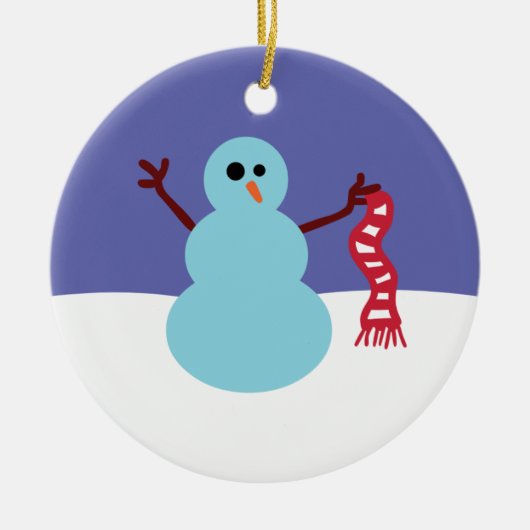 Snowmen Gone Wild Keramik Ornament (Vorne)
