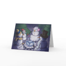 Snowmen-heraus Camping