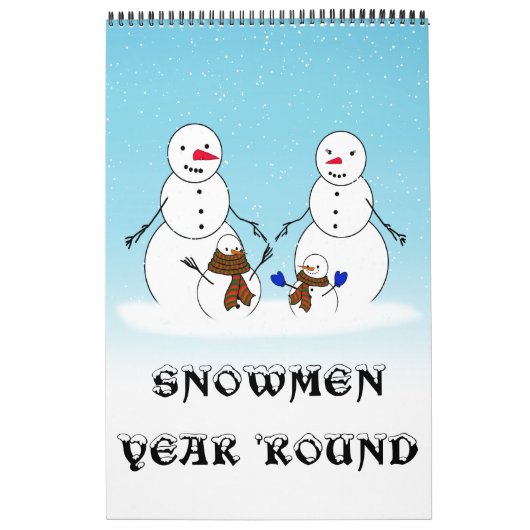 SNOWMEN JAHR "RUND KALENDER (Titelbild)
