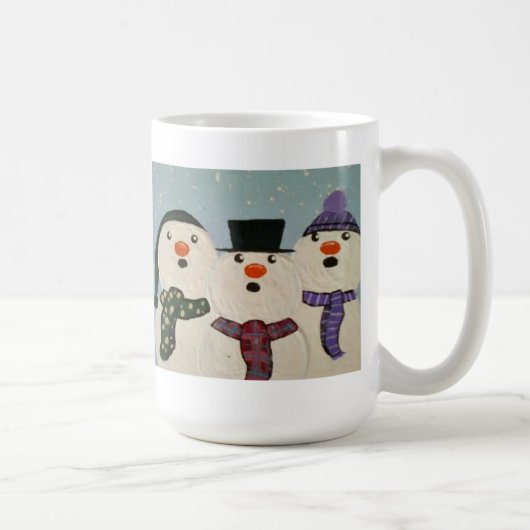 Snowmen-Kaffee-Tasse Kaffeetasse (Rechts)
