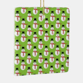 Snowmen Keramik Ornament (Rechts)