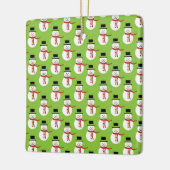 Snowmen Keramik Ornament (Links)