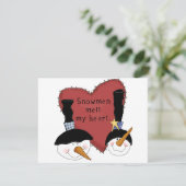 Snowmen Melt mein Herz Tshirts und Geschenke (Stehend Vorderseite)