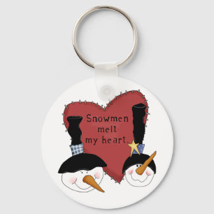 Snowmen Melt mein Herz Tshirts und Geschenke Schlüsselanhänger