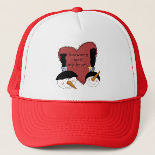 Snowmen Melt mein Herz Tshirts und Geschenke Truckerkappe