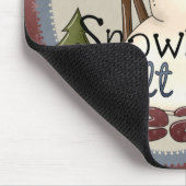 Snowmen Melt My Heart Mousepad (Ecke)