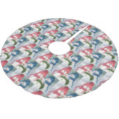 SNOWMEN POLYESTER WEIHNACHTSBAUMDECKE (Schrägansicht)