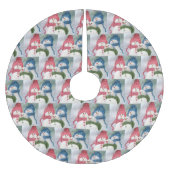 SNOWMEN POLYESTER WEIHNACHTSBAUMDECKE (Vorderseite)