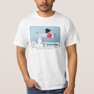 Snowmen sind zum Kotzen bei Dodgeball! T-Stück T-Shirt