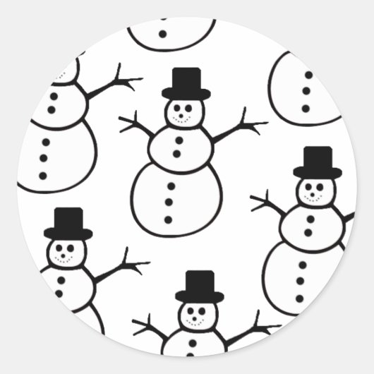Snowmen Stickers (Vorderseite)