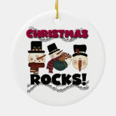 Snowmen Weihnachtsgesteine Keepake Ornament (Hinten)