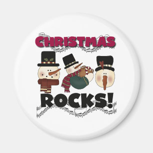 Snowmen Weihnachtsrocks Magnet