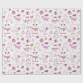 Snowmen Weihnachtsschmuck Geschenke Weiße Weihnach Geschenkpapier (Flach)