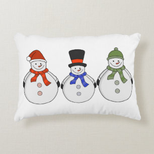 Snowmen Winter kommt Dekokissen