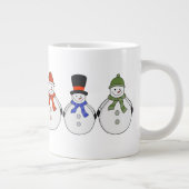 Snowmen Winter kommt Jumbo-Tasse (Rechts)