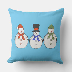 Snowmen Winter kommt Kissen