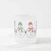 Snowmen Winter kommt Mattglastasse (Mittel)