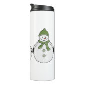 Snowmen Winter kommt Thermosbecher (Nach rechts gedreht)