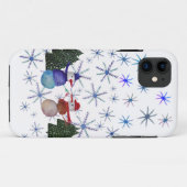 Snowmen Winterfreude Case-Mate iPhone Hülle (Rückseite (Horizontal))