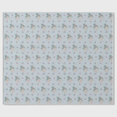 Snowmen Wrapping Paper Geschenkpapier (Flach)