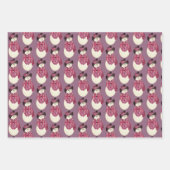 Snowmenstars und moderne Gemusterte Geschenkpapier Set (Vorderseite)