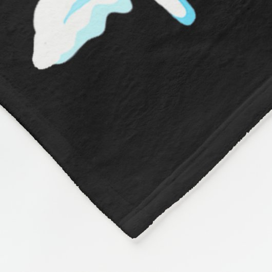 Snowmies Santa Lights Christmas Snowman Volleyball Fleecedecke (Ecke)