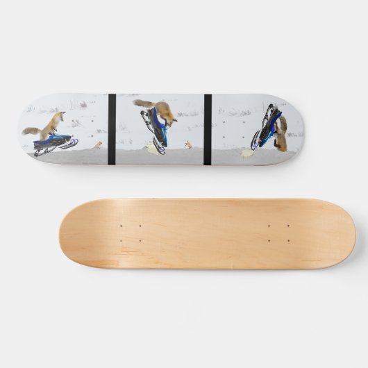 Snowmo Fox Skateboard (Horizontal)