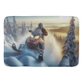 Snowmobile Bath Mat Badematte (Vorderseite)