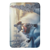 Snowmobile Bath Mat Badematte (Vorderseite Vertikal)