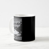 Snowmobile Braapy Holidays Funny Braap Ugly Christ Kaffeetasse (Vorderseite Links)