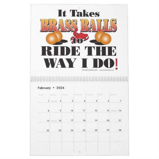 Snowmobile Calander Kalender (Feb 2026)