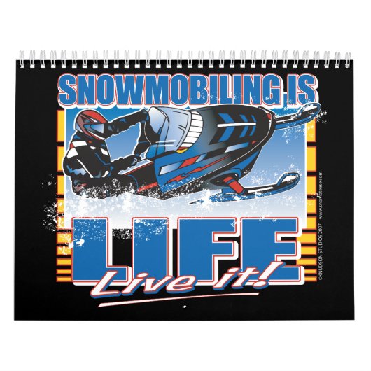 Snowmobile Calander Kalender (Titelbild)