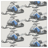 Snowmobile cartoon illustration stoff (Nahaufnahme)