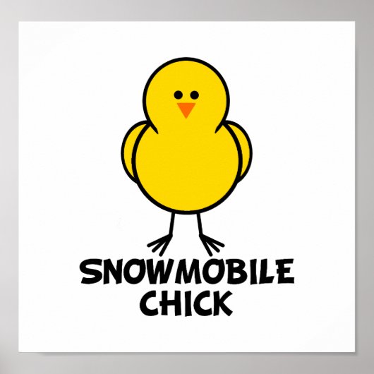 Snowmobile Chick Poster (Vorne)