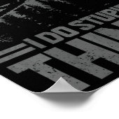 Snowmobile Dont Follow Me Funny Snowmobiling Moto  Poster (Ecke)