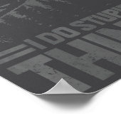 Snowmobile Dont Follow Me Funny Snowmobiling Moto Poster (Ecke)