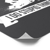 Snowmobile Don't Follow Me I Do Stud Things - Sled Poster (Ecke)