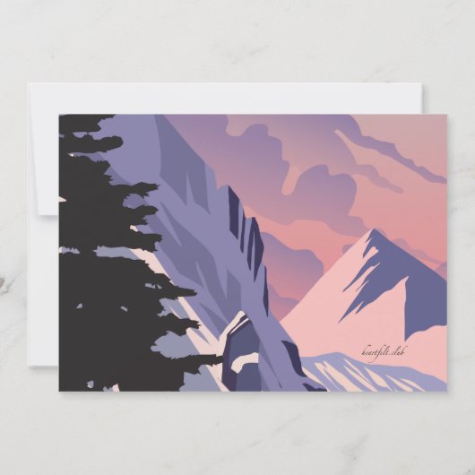 Snowmobile Einladung (Rückseite)