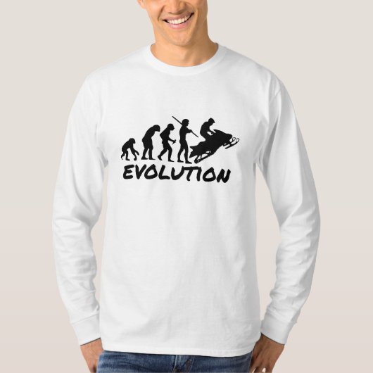 Snowmobile-Evolution T-Shirt (Vorderseite)