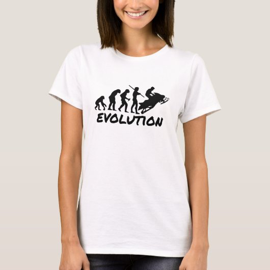 Snowmobile-Evolution T-Shirt (Vorderseite)