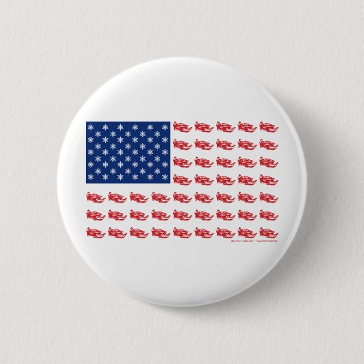 Snowmobile Flag Button (Vorderseite)