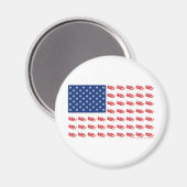 Snowmobile Flag Magnet (Vorderseite/Rückseite)