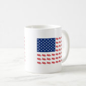 Snowmobile-Flagge Kaffeetasse (VorderseiteRechts)