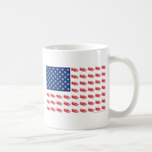 Snowmobile-Flagge Kaffeetasse