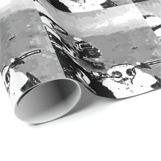 Snowmobile-Freiheit Geschenkpapier (Rolleneckpunkt)