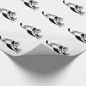 Snowmobile Geschenkpapier (Ecke)
