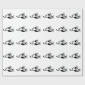 Snowmobile Geschenkpapier (Flach)