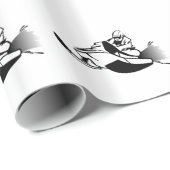Snowmobile Geschenkpapier (Rolleneckpunkt)